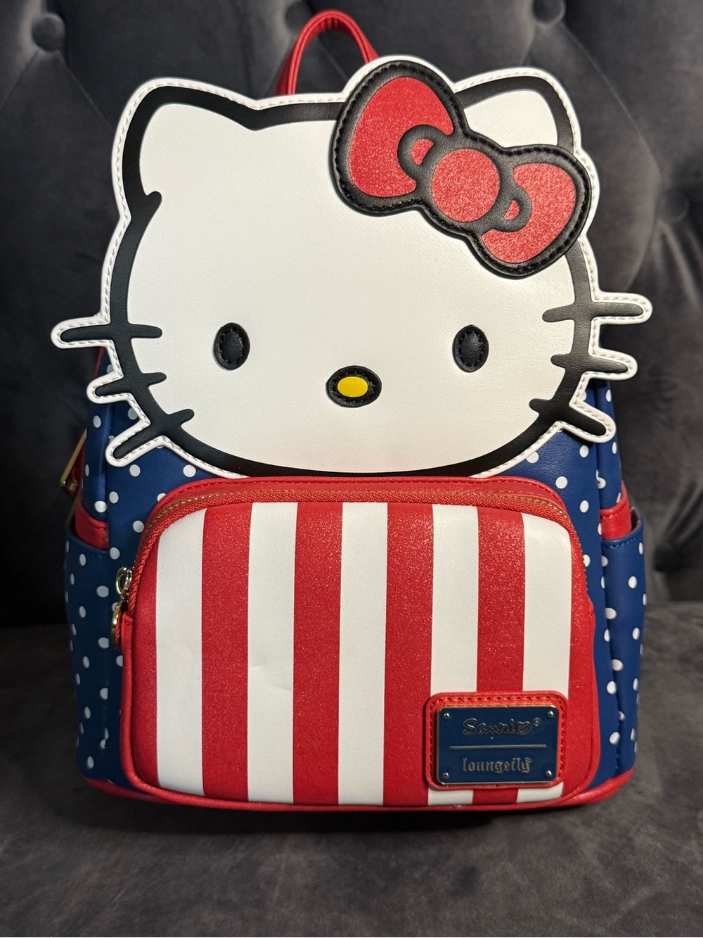 Loungefly Hello Kitty Patriotic Mini Backpack NWT